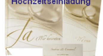 Hochzeitseinladungen Karten